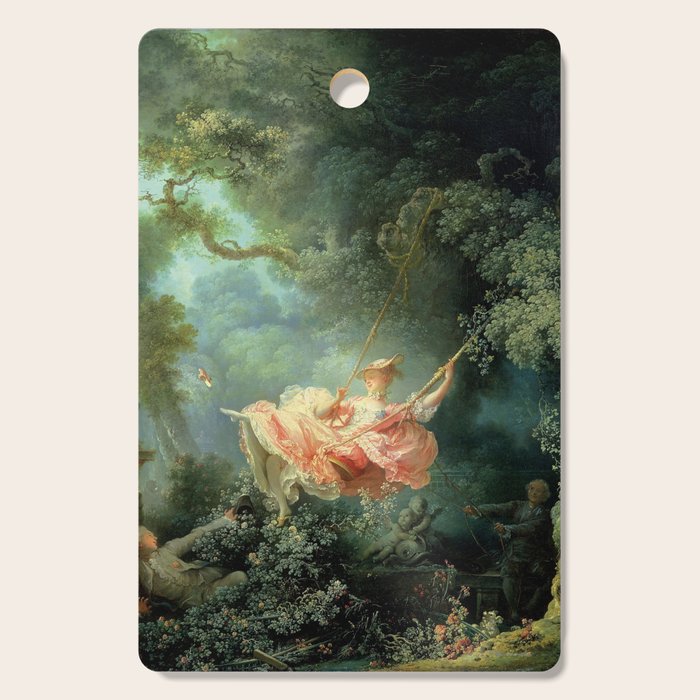 The Swing Painting By Jean-Honoré Fragonard Cutting Board Gallery Image 1