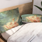The Swing Painting By Jean-Honoré Fragonard Pillow Sham Gallery Image 2