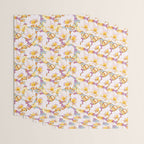 Lemons among the exotic flowers 4 Wrapping Paper Gallery Image 3
