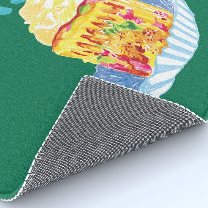 Pisces Chill Vibes in Chive Green | Zodiac Series  Rug Gallery Image 4