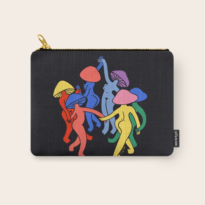 Mushroom Dance Carry All Pouch Gallery Image 1