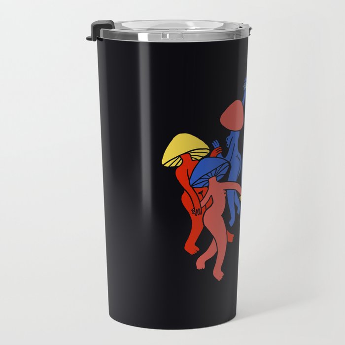 Mushroom Dance Travel Mug Gallery Image 3