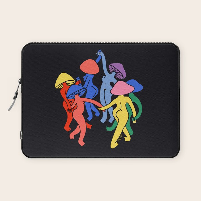 Mushroom Dance Laptop Sleeve Gallery Image 1