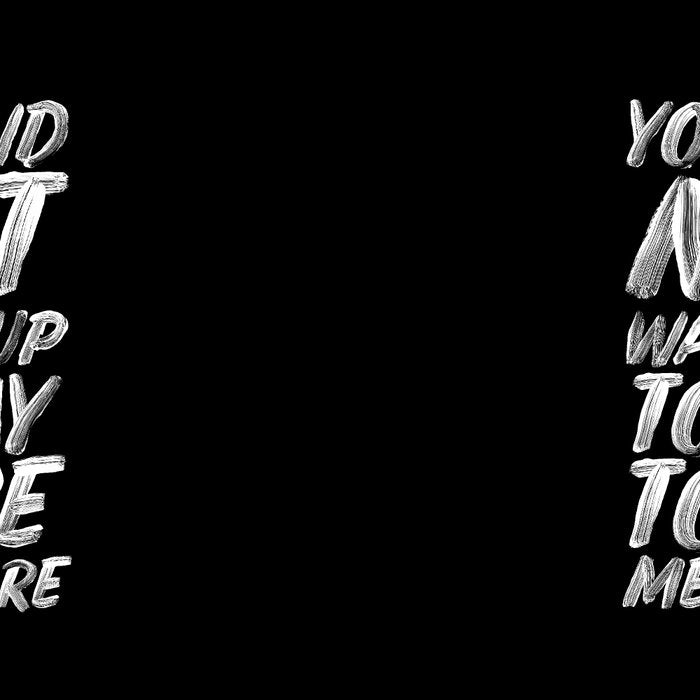 You Did Not Wake Up Today To Be Mediocre black and white monochrome typography poster design Coffee Mug Gallery Image 2