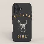 Clever Girl (Dark) iPhone Case Gallery Image 1