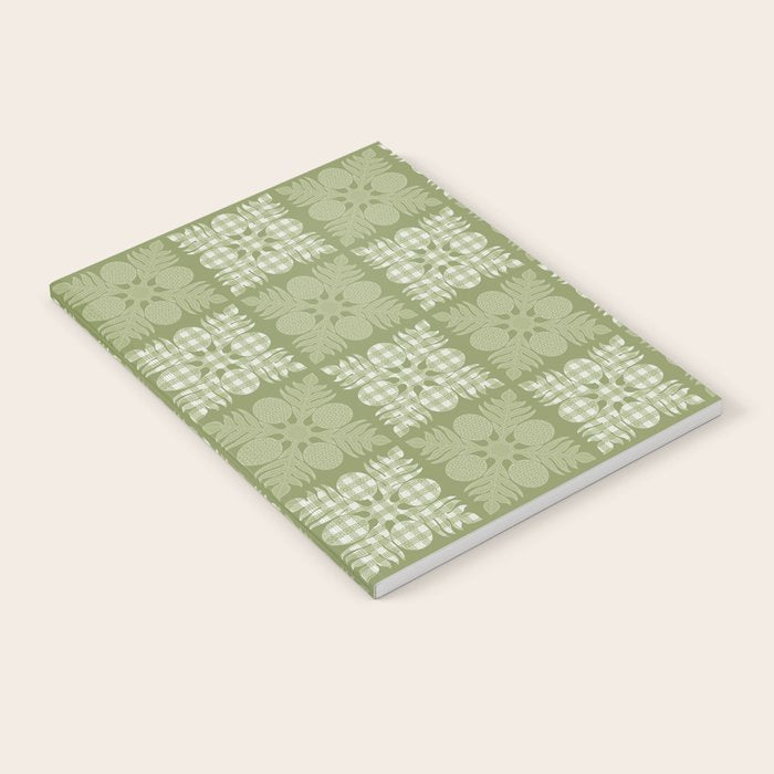 Ulu Sage Palaka Quilt Notebook Gallery Image 2