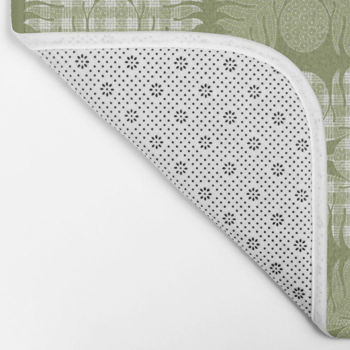 Ulu Sage Palaka Quilt Bath Mat Gallery Image 2