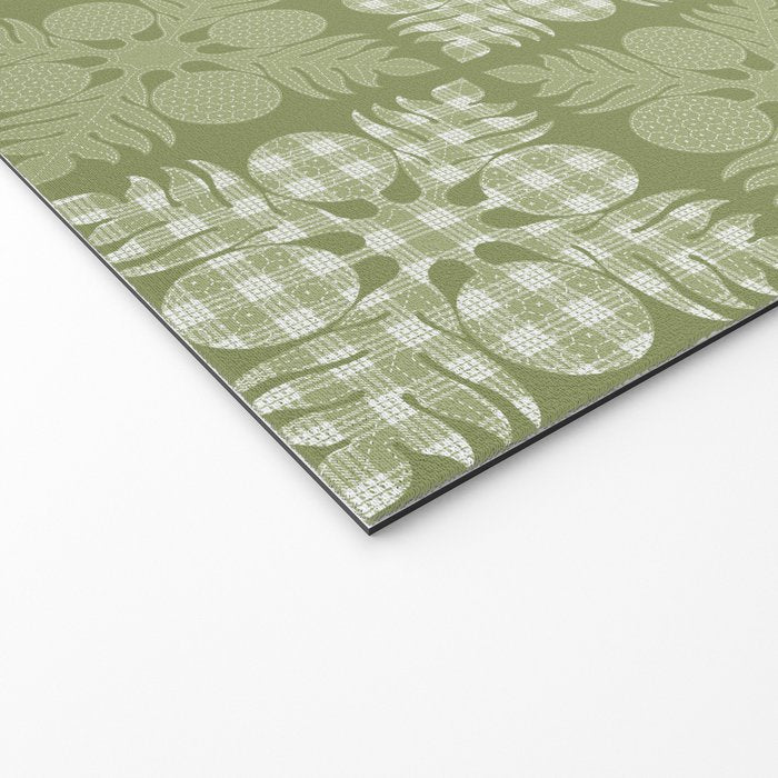 Ulu Sage Palaka Quilt Welcome Mat Gallery Image 2