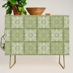 Ulu Sage Palaka Quilt Credenza Gallery Image 1