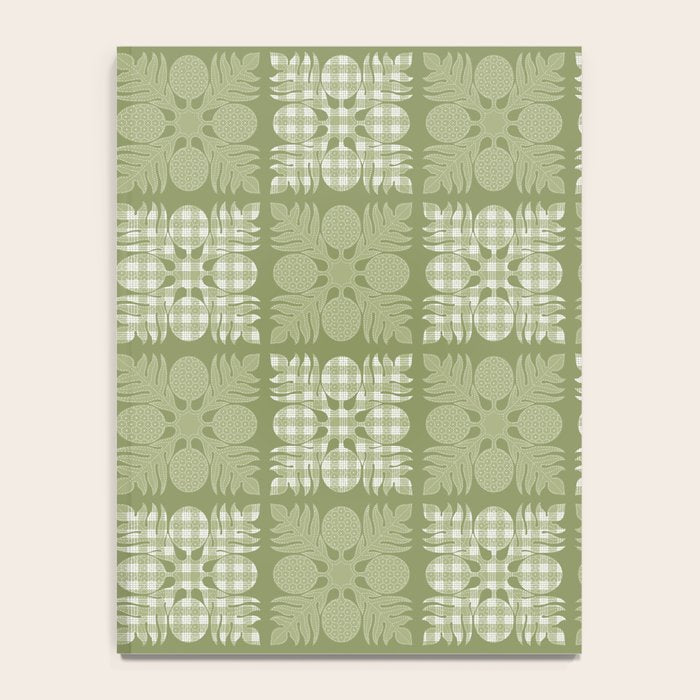 Ulu Sage Palaka Quilt Notebook Gallery Image 4