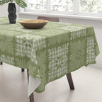 Ulu Sage Palaka Quilt Tablecloth Gallery Image 3