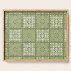 Ulu Sage Palaka Quilt Serving Tray Gallery Image 1