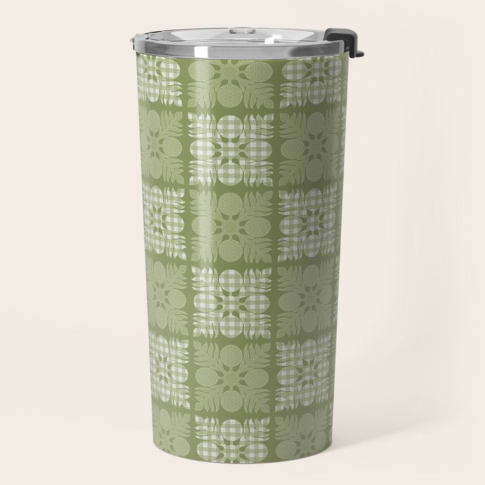 Ulu Sage Palaka Quilt Travel Mug Gallery Image 2