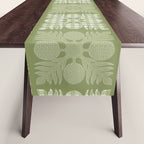 Ulu Sage Palaka Quilt Table Runner Gallery Image 1
