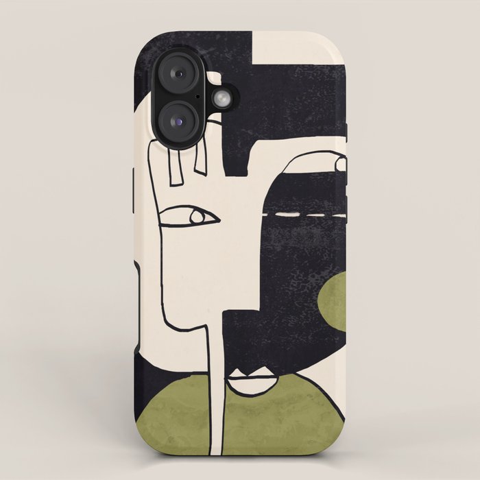 Abstract Face 55/2 iPhone Case Gallery Image 1