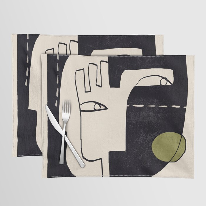 Abstract Face 55/2 Placemat Gallery Image 1