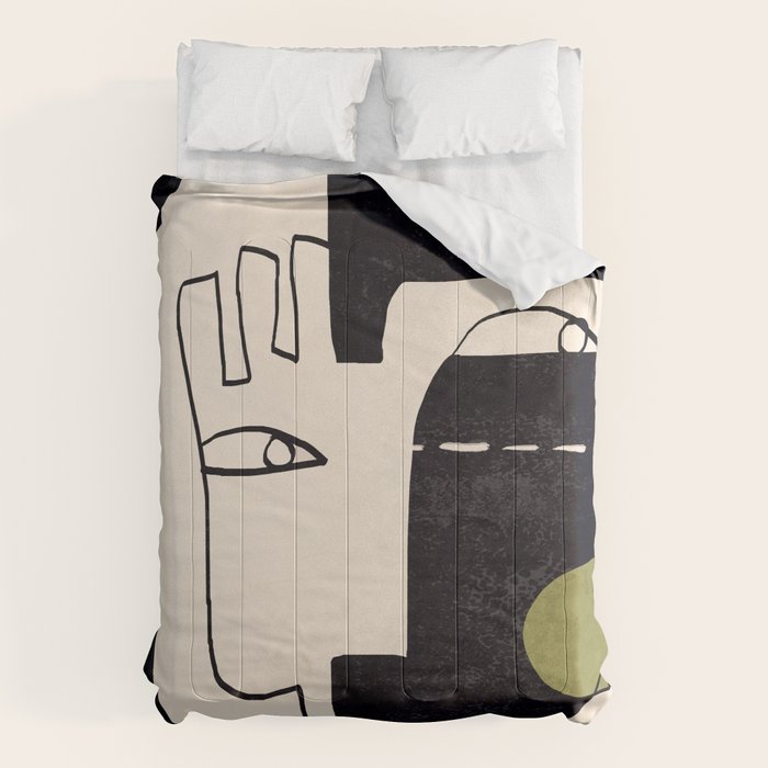 Abstract Face 55/2 Comforter Gallery Image 1