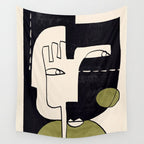 Abstract Face 55/2 Wall Tapestry Gallery Image 4