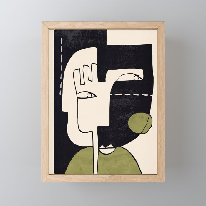 Abstract Face 55/2 Mini Art Print Gallery Image 1