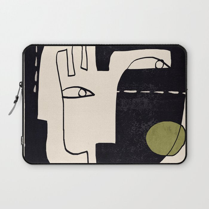 Abstract Face 55/2 Laptop Sleeve Gallery Image 1