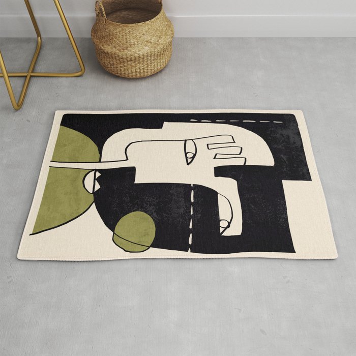 Abstract Face 55/2 Rug Gallery Image 1