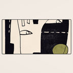 Abstract Face 55/2 Desk Mat Gallery Image 3