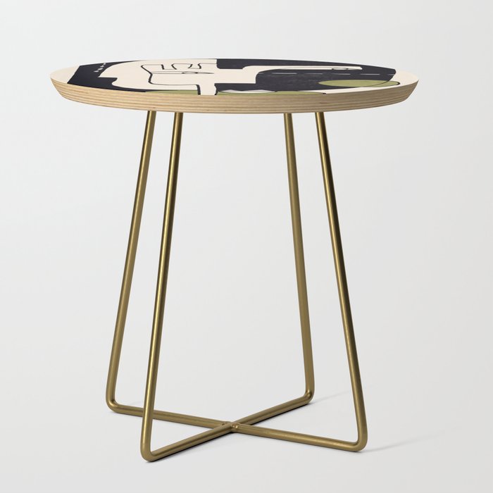 Abstract Face 55/2 Side Table Gallery Image 1