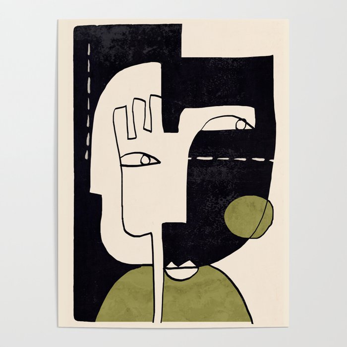 Abstract Face 55/2 Poster Gallery Image 1