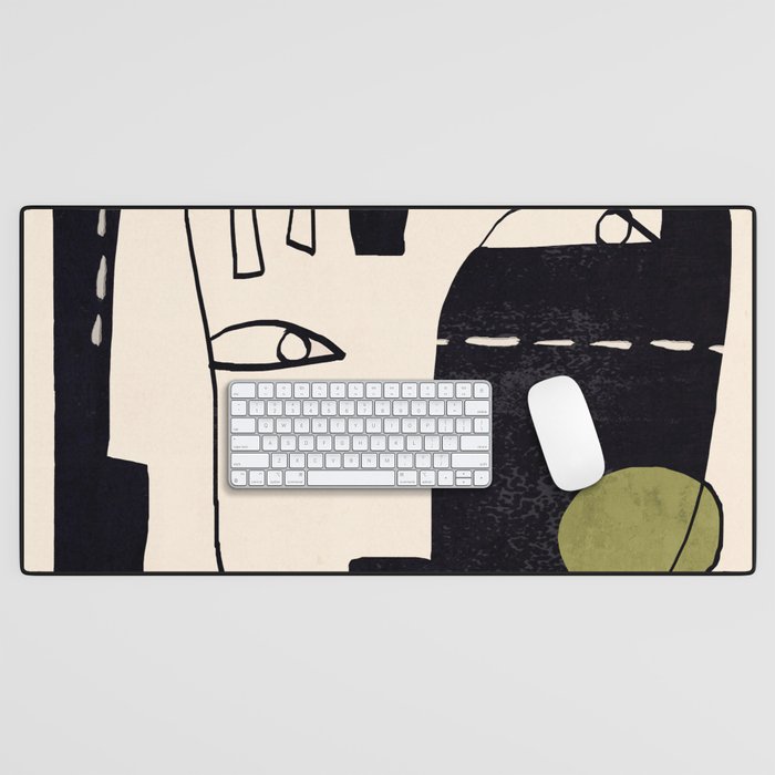 Abstract Face 55/2 Desk Mat Gallery Image 1