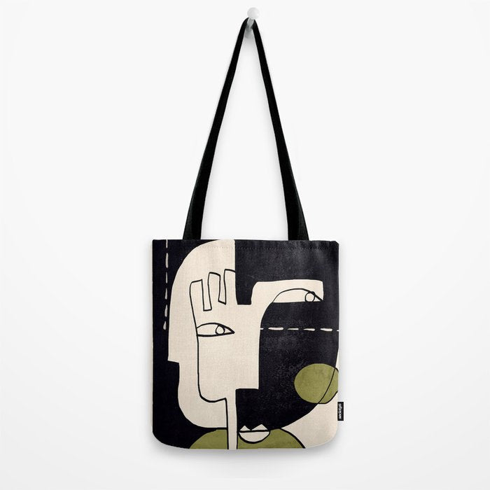 Abstract Face 55/2 Tote Bag Gallery Image 2
