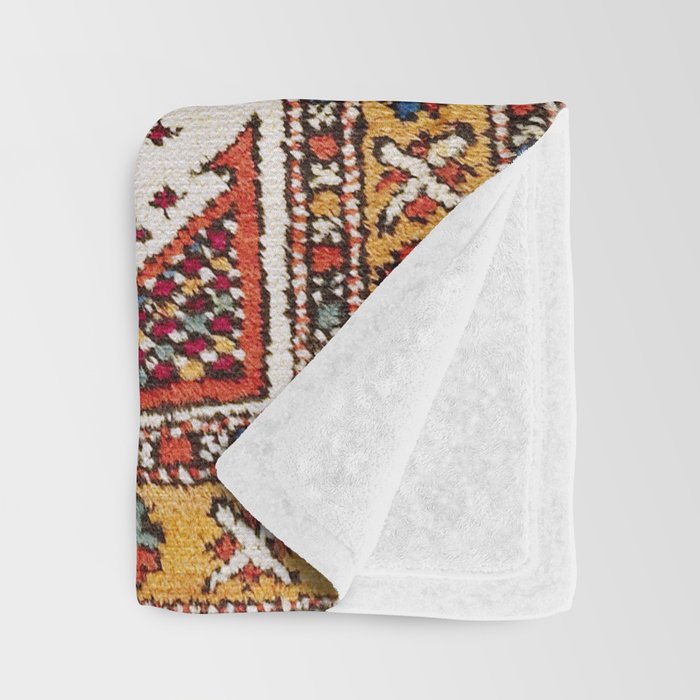 Kozak Bergama Turkish  Antique Rug Print Throw Blanket Gallery Image 3