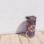 Kozak Bergama Turkish  Antique Rug Print Travel Mug Gallery Image 4