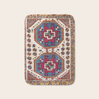 Kozak Bergama Turkish  Antique Rug Print Bath Mat Gallery Image 1