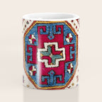 Kozak Bergama Turkish  Antique Rug Print Coffee Mug Gallery Image 4