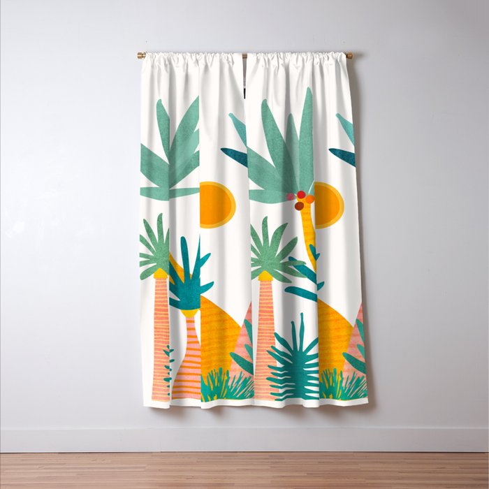Jungle Adventure / Whimsical Tropics Series Window Curtain Gallery Image 3