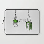 Hippie and Punk plants Laptop Sleeve Gallery Image 1