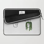 Hippie and Punk plants Laptop Sleeve Gallery Image 2