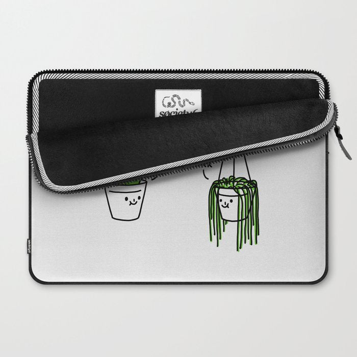 Hippie and Punk plants Laptop Sleeve Gallery Image 2