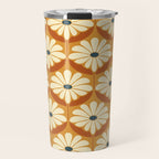 Flower Power - Retro Color Palette Travel Mug Gallery Image 1
