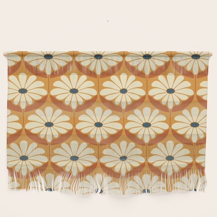 Flower Power - Retro Color Palette Wall Hanging Gallery Image 1