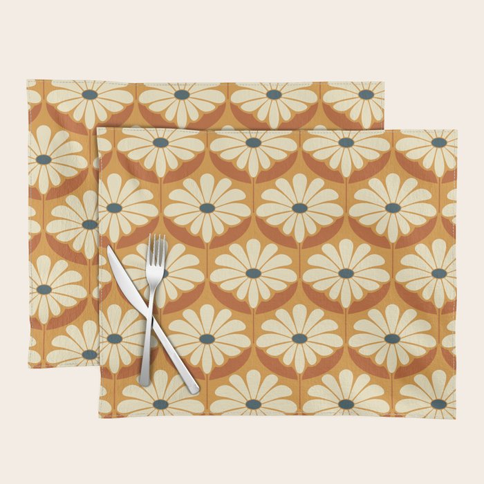 Flower Power - Retro Color Palette Placemat Gallery Image 1