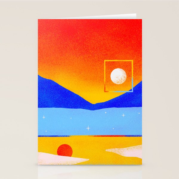 To Put a Frame Around the Moon Stationery Card Gallery Image 1