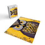 Klimt Owl with Yellow Eyes Jigsaw Puzzle Gallery Image 2
