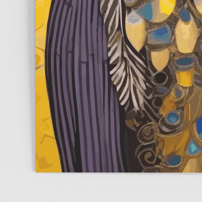Klimt Owl with Yellow Eyes Poster Gallery Image 3