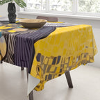 Klimt Owl with Yellow Eyes Tablecloth Gallery Image 3