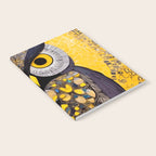 Klimt Owl with Yellow Eyes Notebook Gallery Image 2
