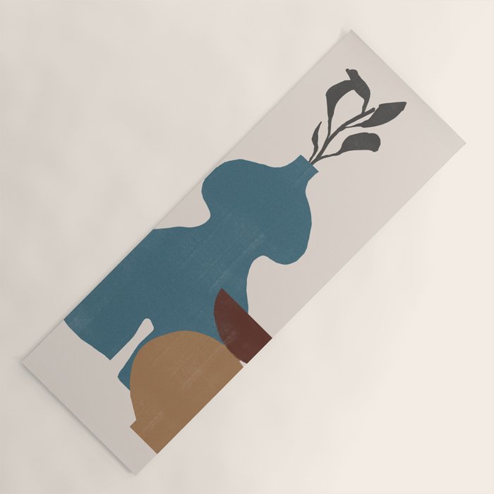 Plants Vase Composition No.6 Yoga Mat Gallery Image 1