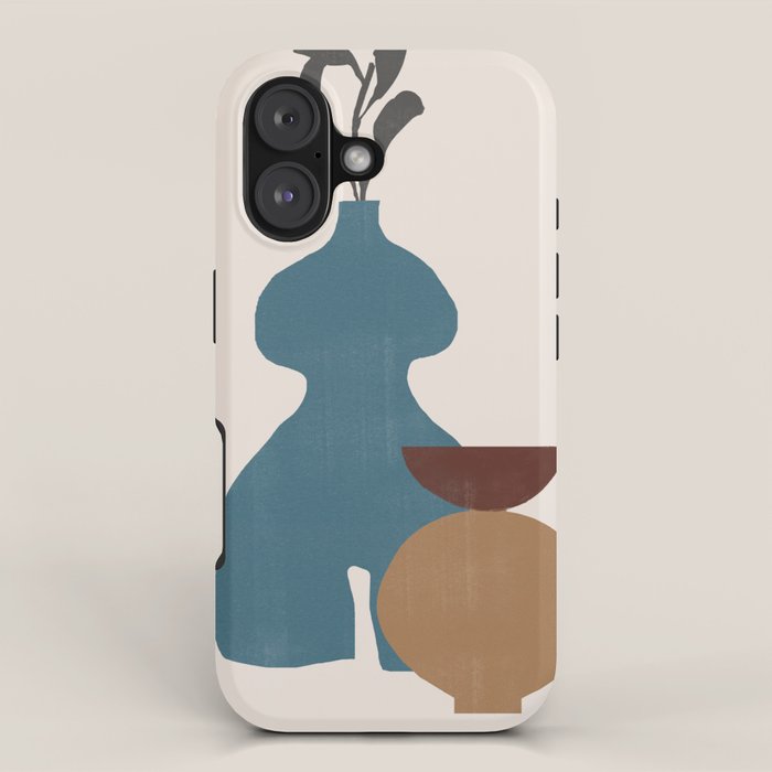 Plants Vase Composition No.6 iPhone Case Gallery Image 1