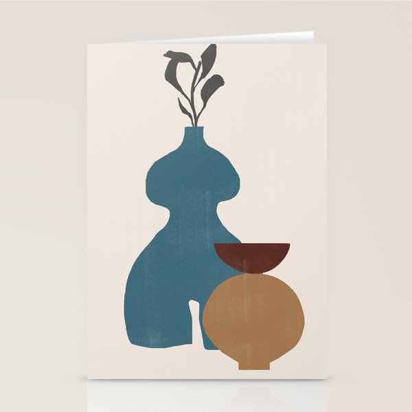 Plants Vase Composition No.6 Stationery Card Gallery Image 2