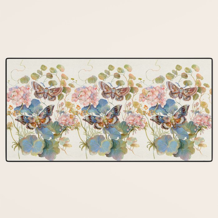 Geranium Moths Desk Mat Gallery Image 3